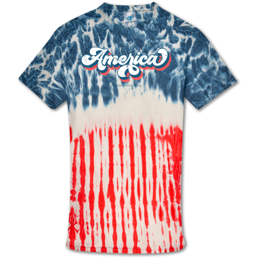Southern Couture Tie-dye USA America T-Shirt