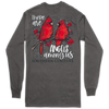 Southern Couture Classic Angels Among Us Long Sleeve Charcoal T-Shirt