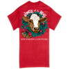 Southern Couture Classic Jingle all the Way Cow Holiday T-Shirt