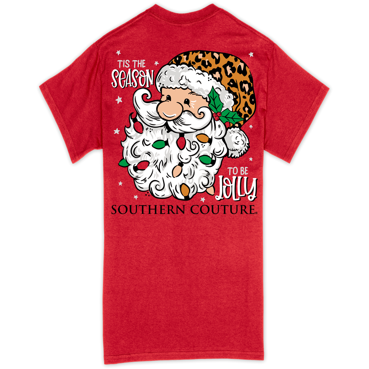Southern Couture Classic Season to be Jolly Santa T-Shirt