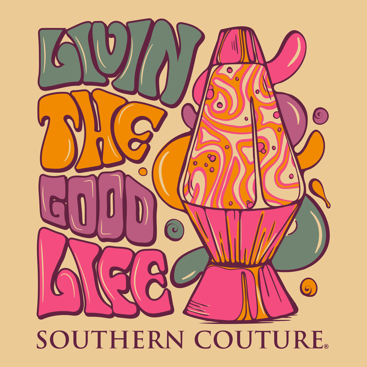 Southern Couture Classic Livin the Good Life T-Shirt