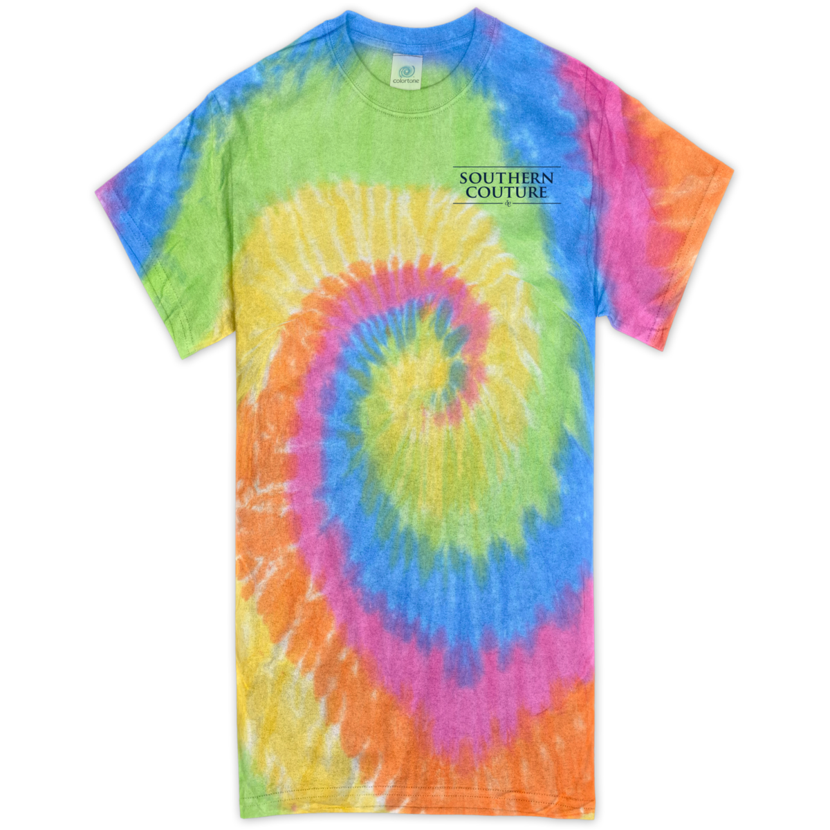 Southern Couture Tie-dye Vibes Turtle T-Shirt
