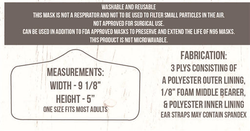 SALE Southern Couture America Strong Protective Mask