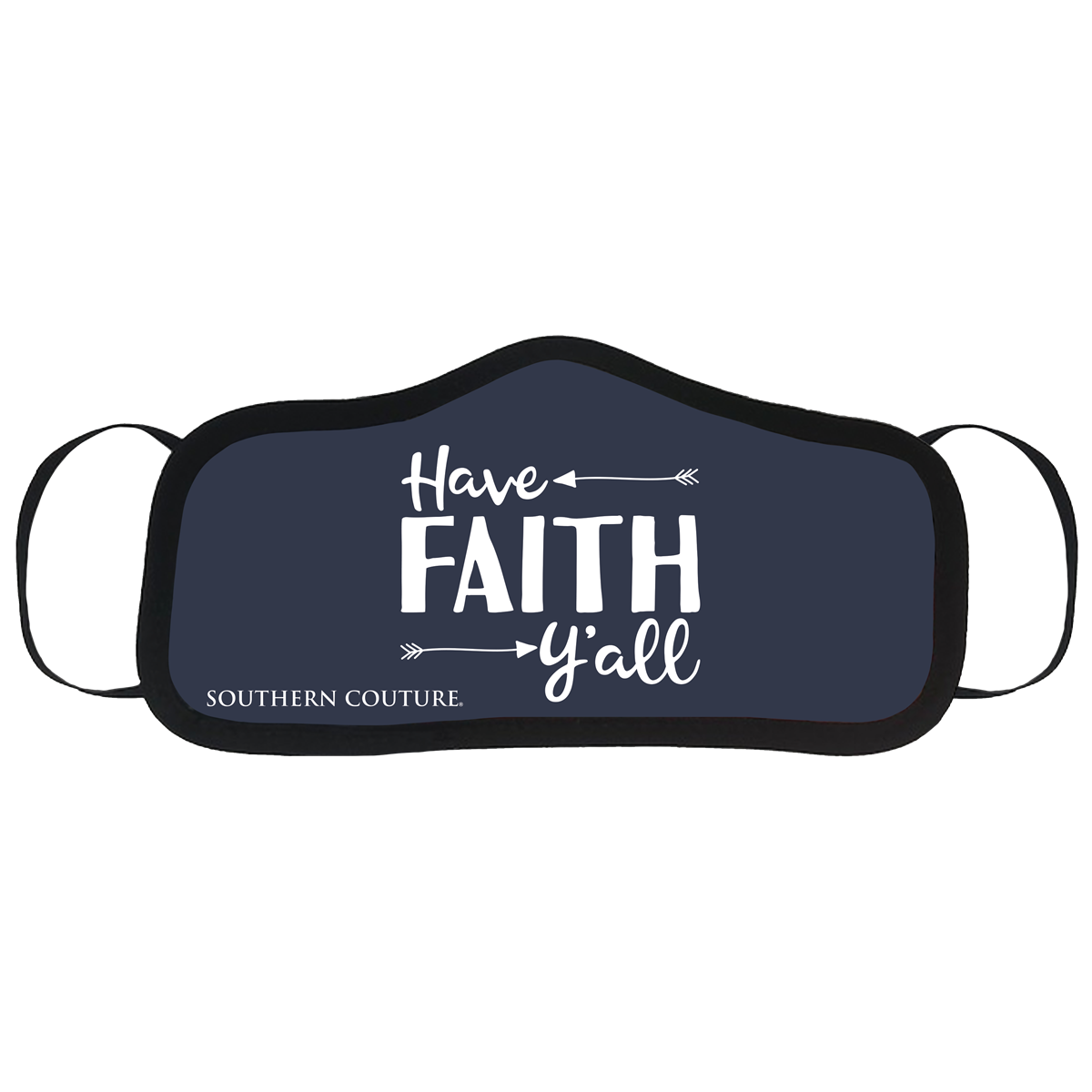 SALE Southern Couture Preppy Have Faith Protective Mask