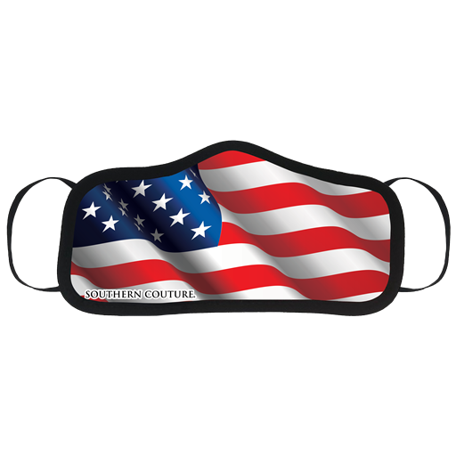 SALE Southern Couture USA Flag Protective Mask