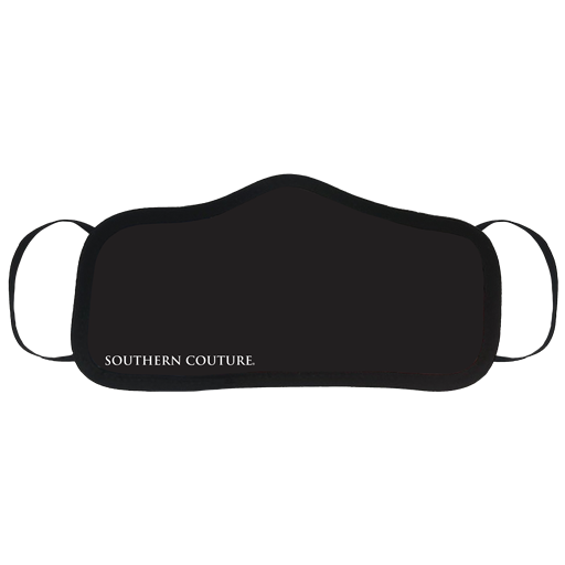 SALE Southern Couture Black Protective Mask