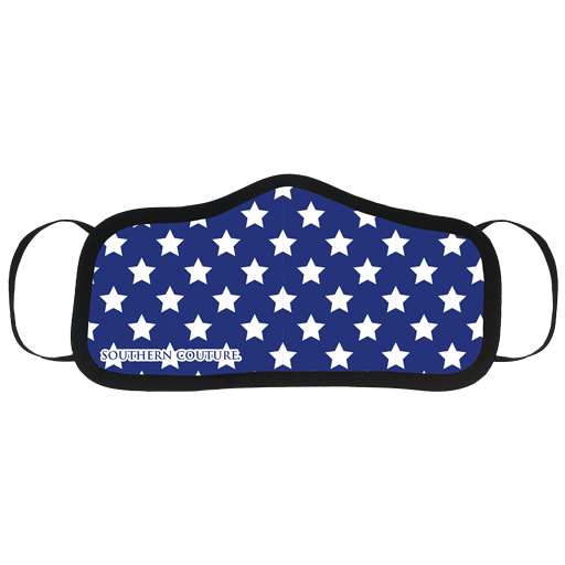 SALE Southern Couture USA Stars Protective Mask