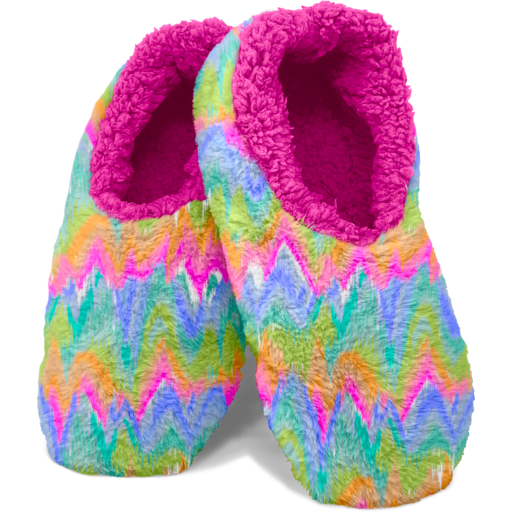 Southern Couture Super Soft Fuzzy Slippers With Grips