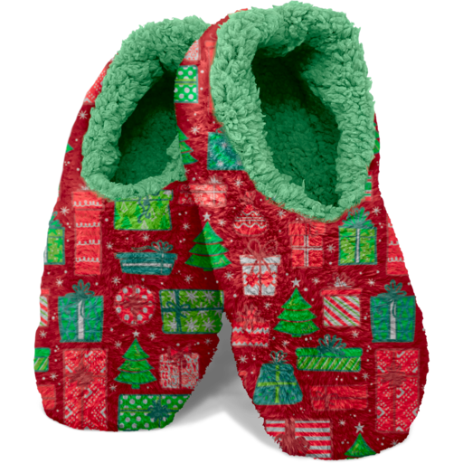 Southern Couture Super Soft Fuzzy Slippers With Grips