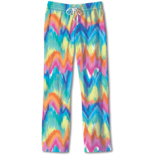 Southern Couture Preppy Tie Dye Lounge Pants
