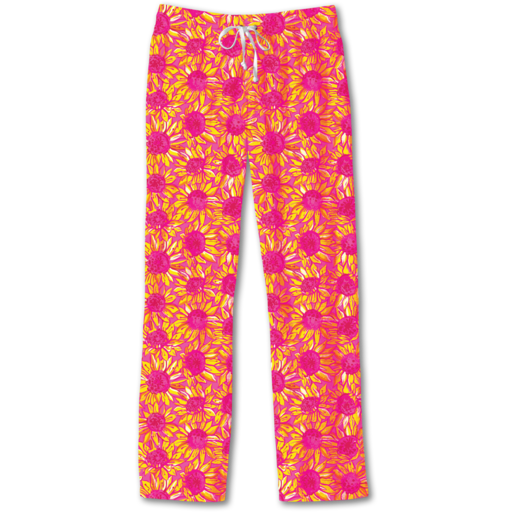 Southern Couture Preppy Sunflower Lounge Pants