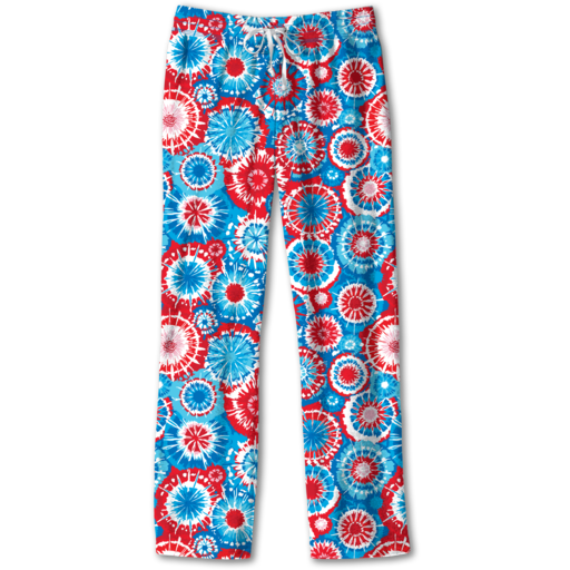Southern Couture Patriotic Tie Dye Lounge Pants