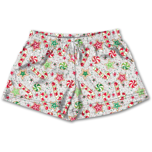 Southern Couture Christmas Candy Lounge Shorts