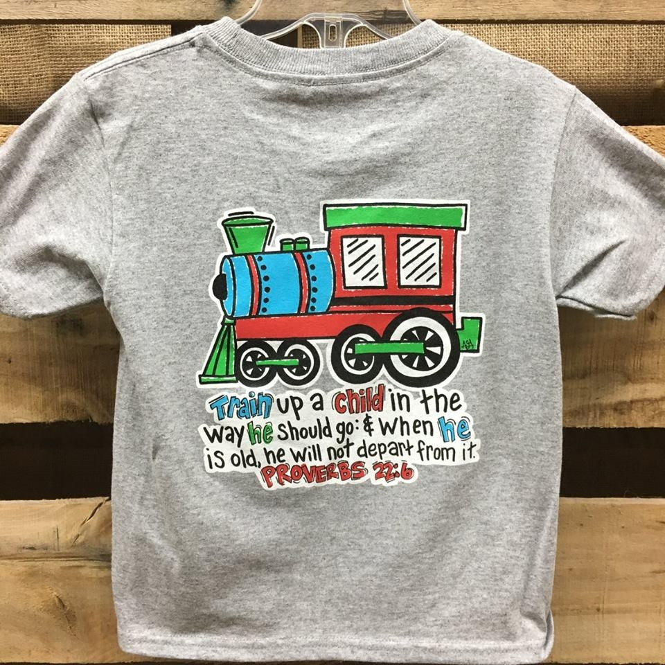 Backwoods Train Up a Child Christian Bright Unisex Toddler Youth T Shirt