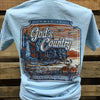 Backwoods Born &amp; Raised God&#39;s Cabin Country Comfort Colors Bright Unisex T Shirt