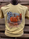 SALE Southern Chics Apparel Thankful &amp; Blessed Pumpkin Comfort Colors T Shirt