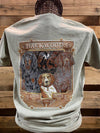 Backwoods Born &amp; Raised Coon Dog Comfort Colors Bright Unisex T Shirt