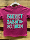 Southern Chics Sweet Southern &amp; Sassy Toddler Bright T Shirt