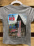 Backwoods Born & Raised Red White and Blue USA Barn Unisex Toddler Youth T Shirt