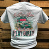 Southern Chics Know How to Play Dirty Mudding Girlie Bright Hammer T Shirt