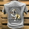 Backwood Dog Bulldog Paws Bright Comfort Colors Unisex T Shirt