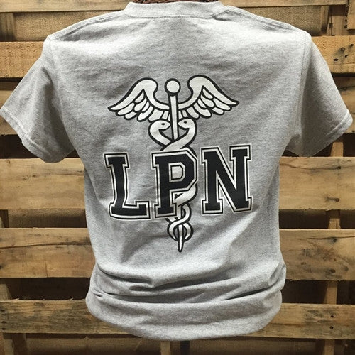Southern Chics Nurse LPN Licensed Practical Nurse Girlie Bright T Shirt