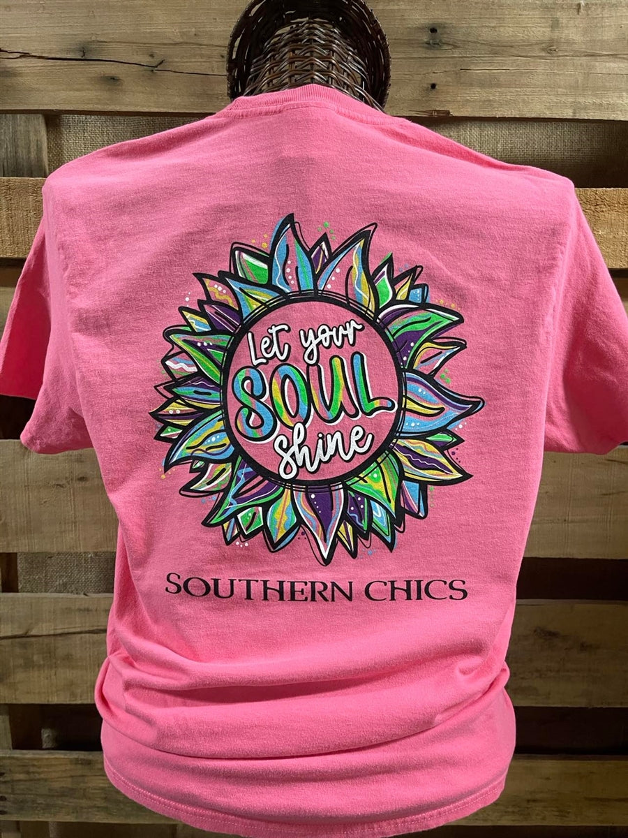 Southern Chics Let Your Soul Shine Comfort Colors T-Shirt