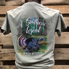 Backwoods Born &amp; Raised Southern Legend Turkey Comfort Colors Unisex Bright T Shirt