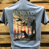 Backwoods Traditions Duck Hunt Dog USA Flag Bright Comfort Colors Unisex T Shirt