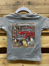 Backwoods Born &amp; Raised Country Truck Lab Dogs Unisex Bright T Shirt