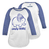 SALE Simply Faithful By Simply Southern Elephant Royal Long Sleeve T-Shirt