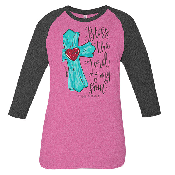 SALE Simply Faithful By Simply Southern Bless The Lord Long Sleeve T-Shirt
