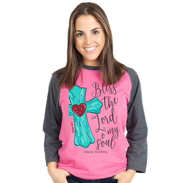 SALE Simply Faithful By Simply Southern Bless The Lord Long Sleeve T-Shirt