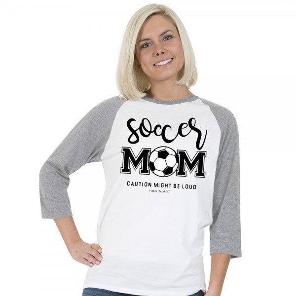 Simply Faithful By Simply Southern Soccer Mom Long Sleeve T-Shirt