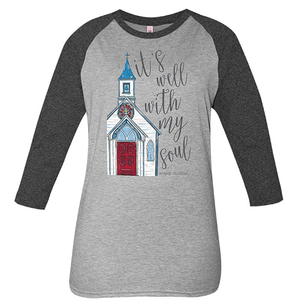 SALE Simply Faithful By Simply Southern Well With My Soul Long Sleeve T-Shirt