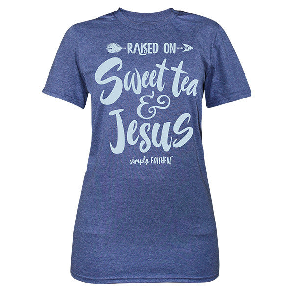 SALE Simply Faithful By Simply Southern Sweet Tea & Jesus T-Shirt