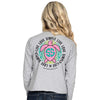 Simply Southern Preppy Live Love Turtle Shortie Crop Top Long Sleeve T-Shirt