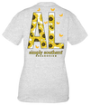 Simply Southern Preppy Alabama Sunflower T-Shirt
