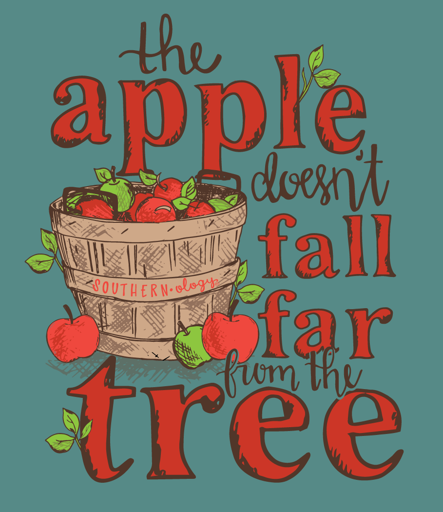 Sale Southernology Apple Tree Comfort Colors T-Shirt