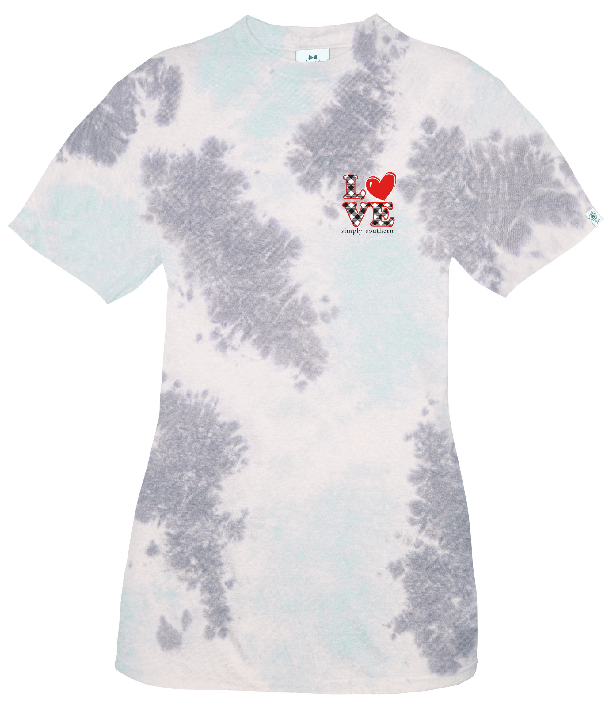 Simply Southern Bacon My Heart Pig Tie Dye T-Shirt