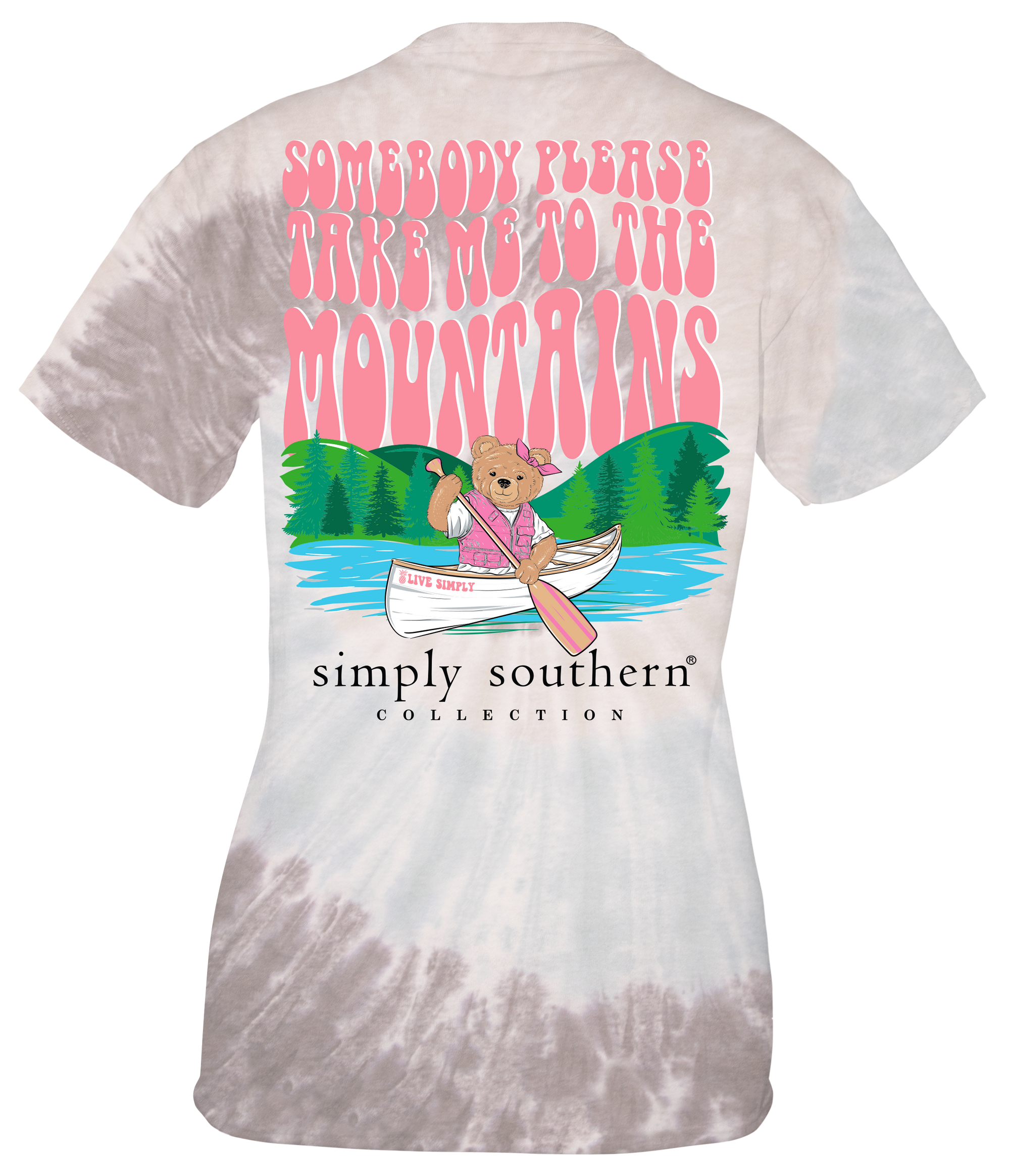 SALE Simply Southern Bear Mountains Tie Dye T-Shirt