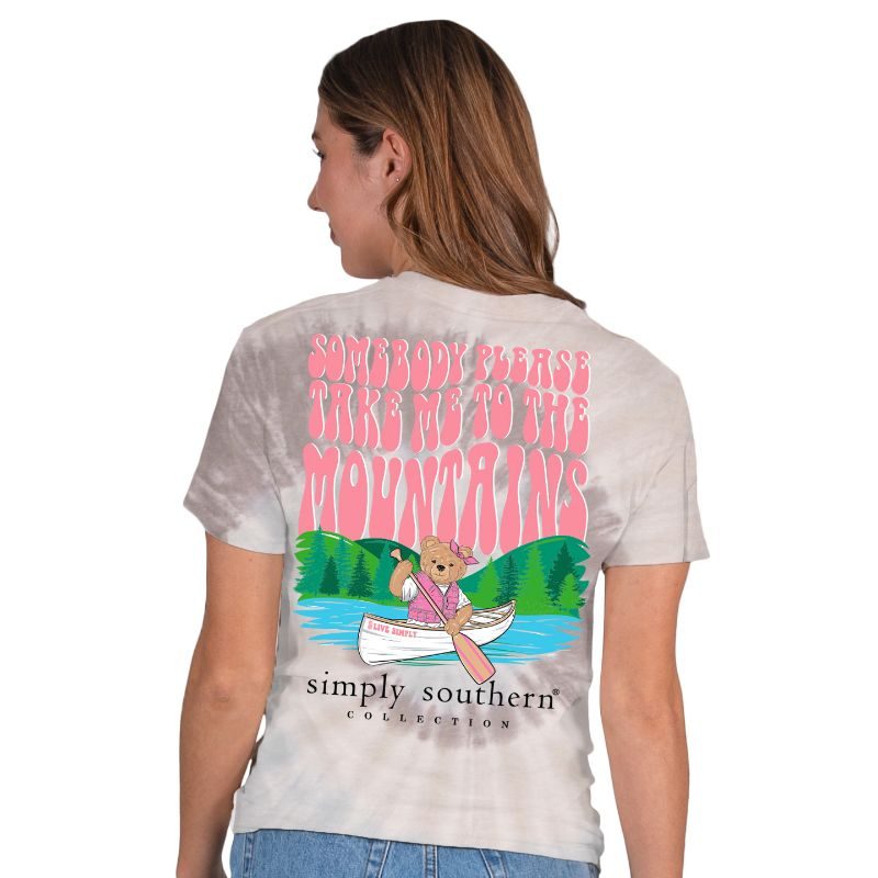 SALE Simply Southern Bear Mountains Tie Dye T-Shirt