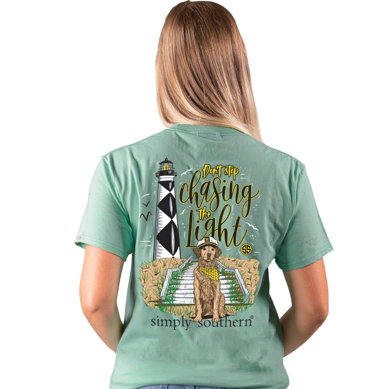 SALE Simply Southern Chasing The Light Lighthouse T-Shirt
