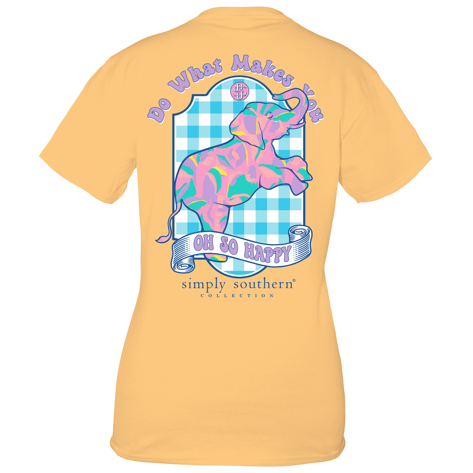 Simply Southern So Happy Elephant Soft T-Shirt
