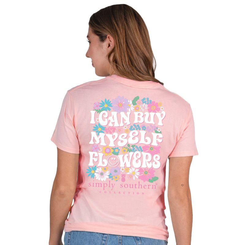 Simply Southern Flowers Lotus T-Shirt