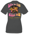 Simply Southern Life Is Fun Messy Bun Soft T-Shirt