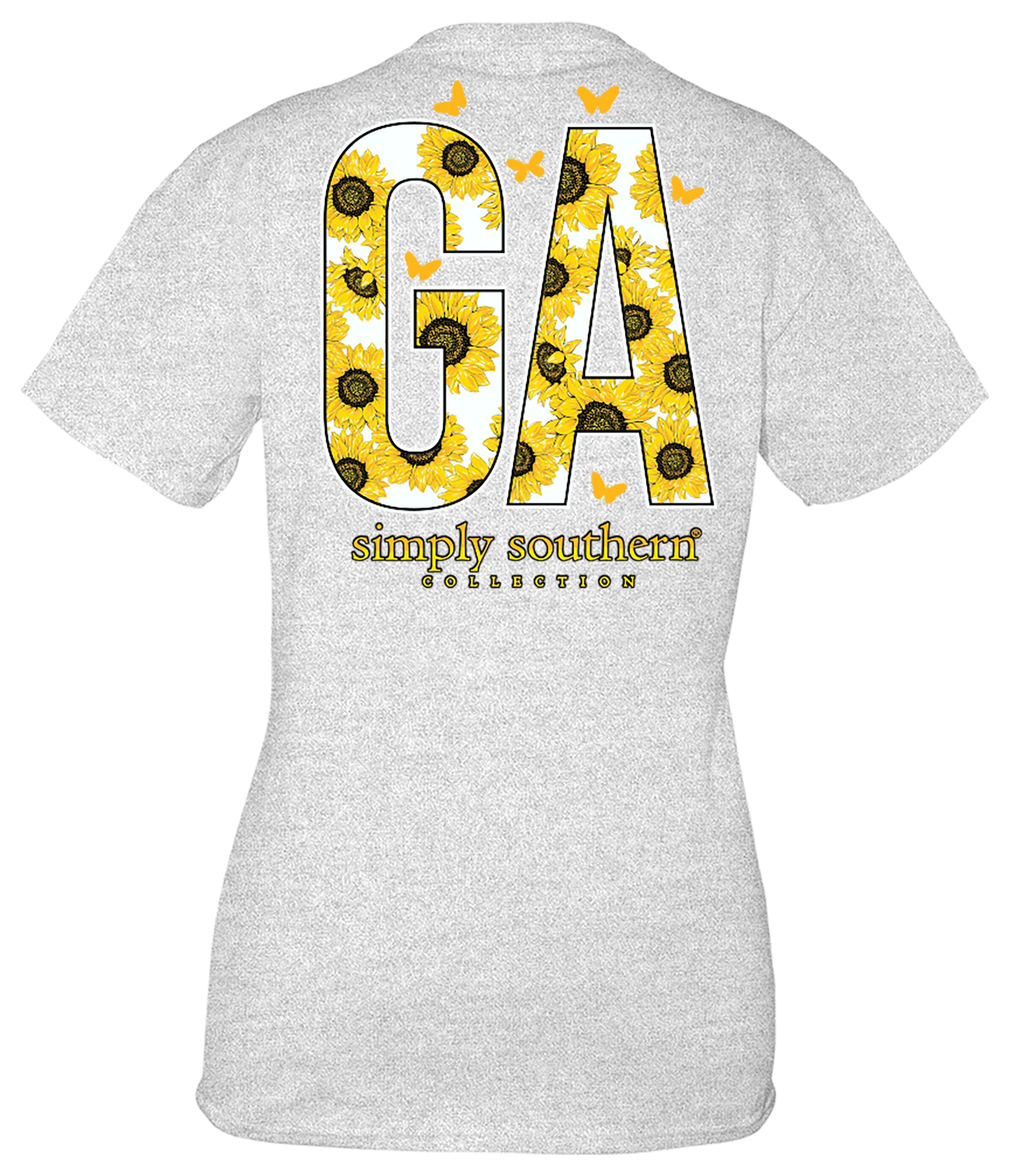 SALE Simply Southern Preppy Georgia Sunflower T-Shirt