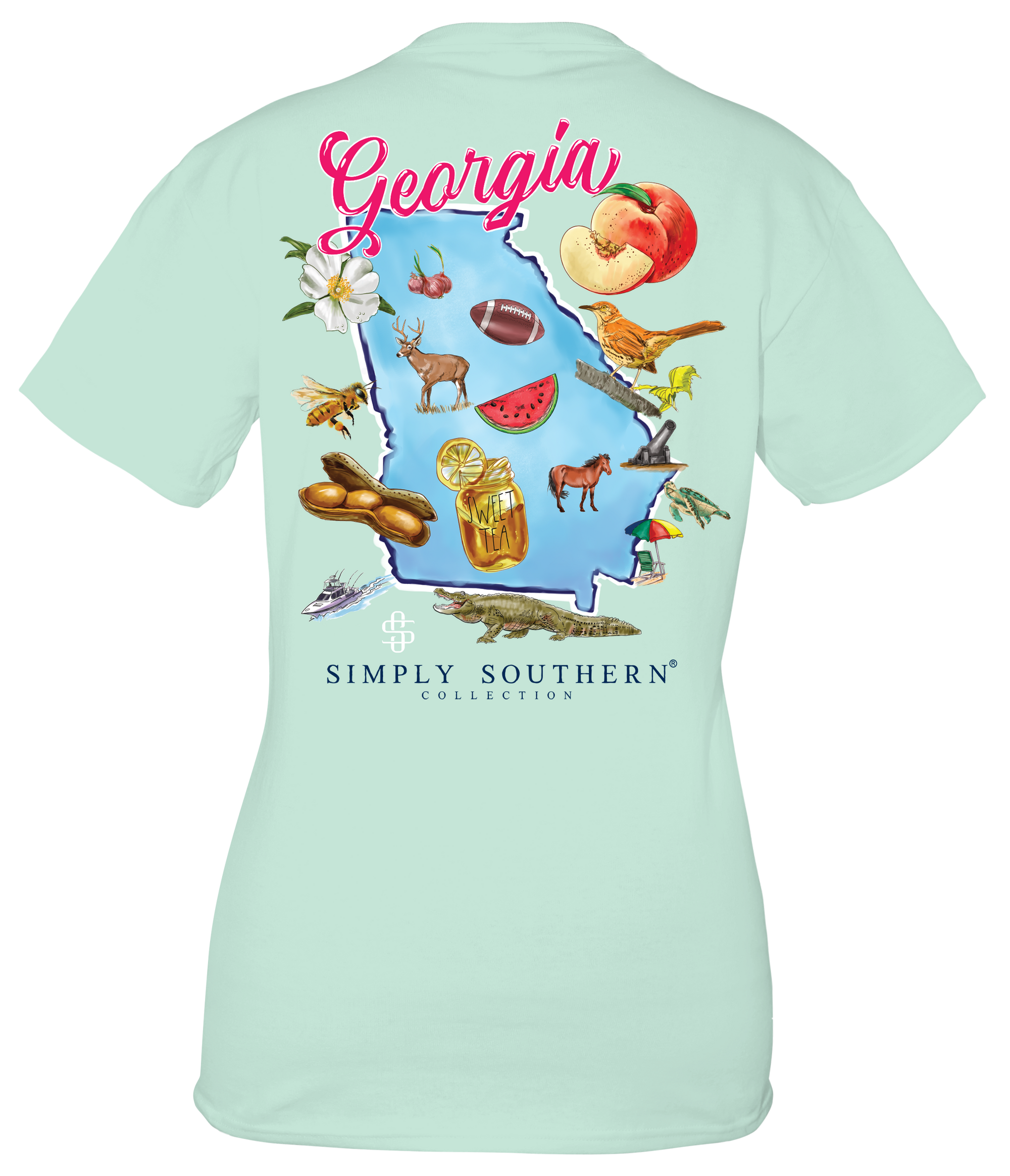 Simply Southern Preppy Georgia Breeze T-Shirt