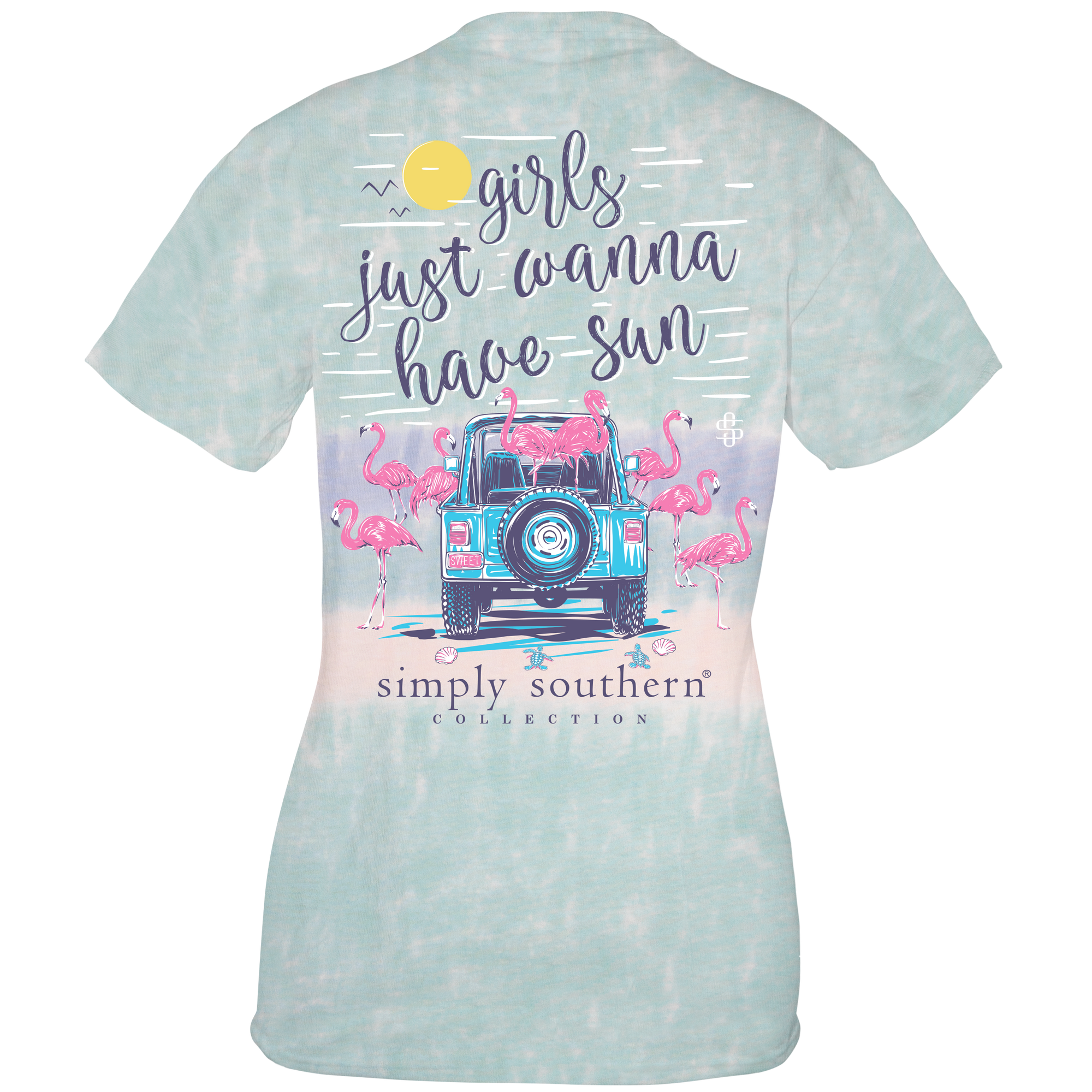Simply Southern Girls Sun Tie Dye T-Shirt