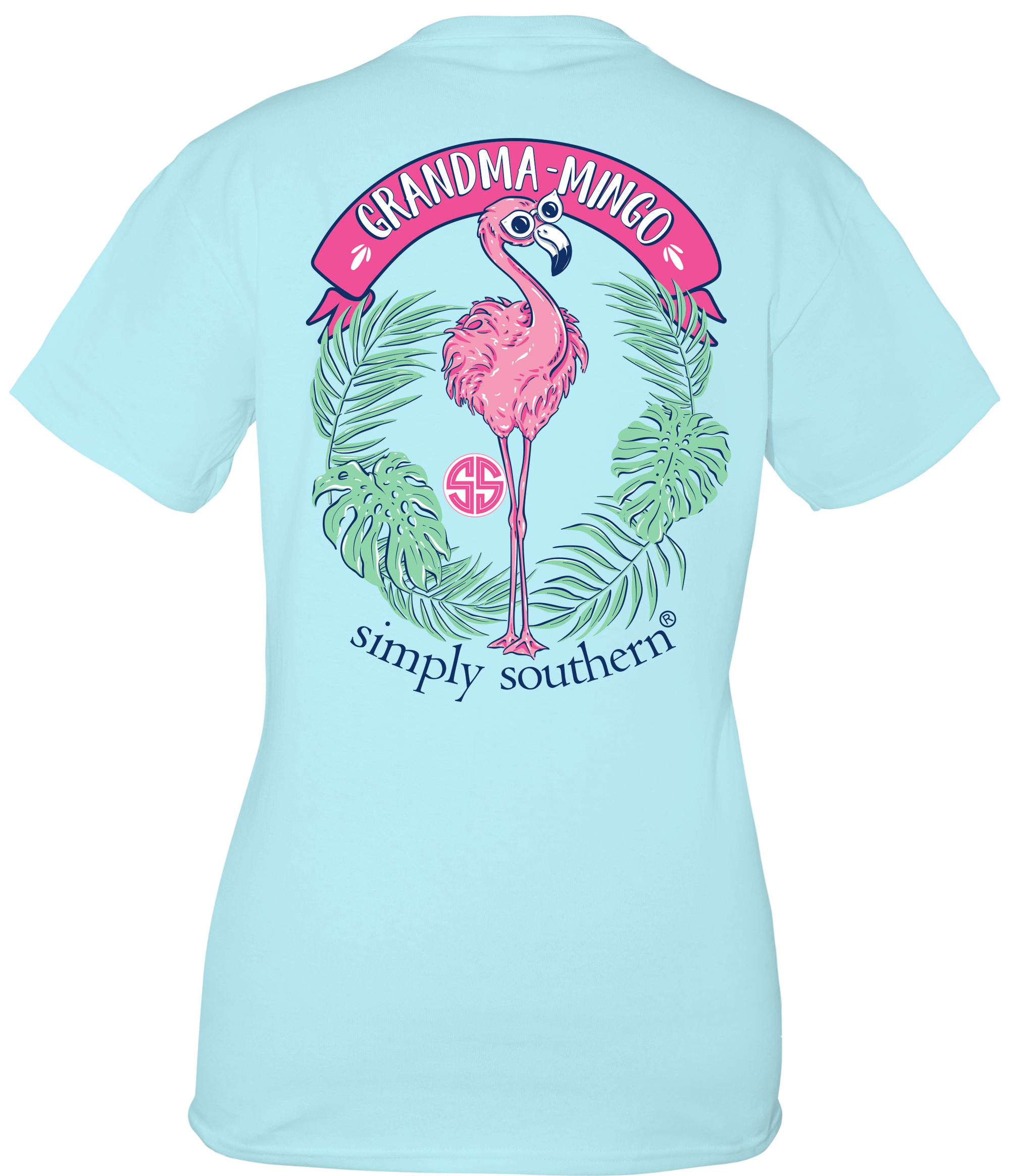 Simply Southern Preppy Grandma Flamingo T-Shirt